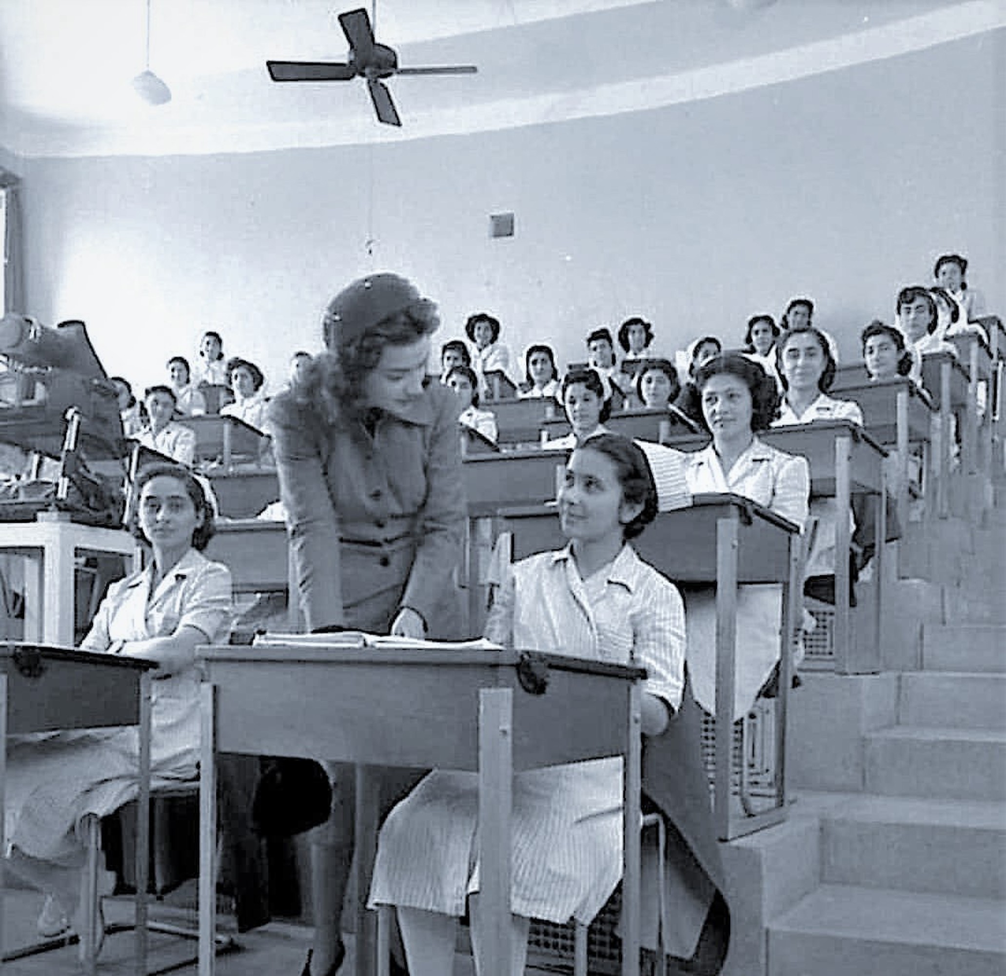 First 1960S Years Ashraf Pahlavi And Student Nurses.