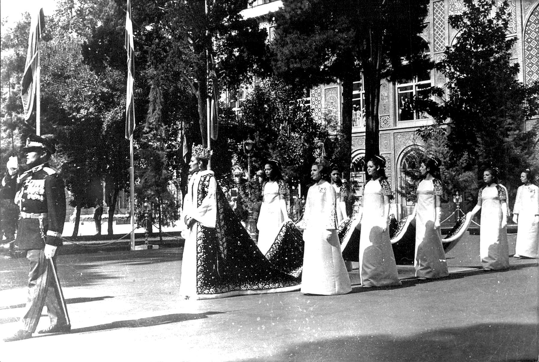 Coronation Of The Persian Empress Farah Pahlavi.