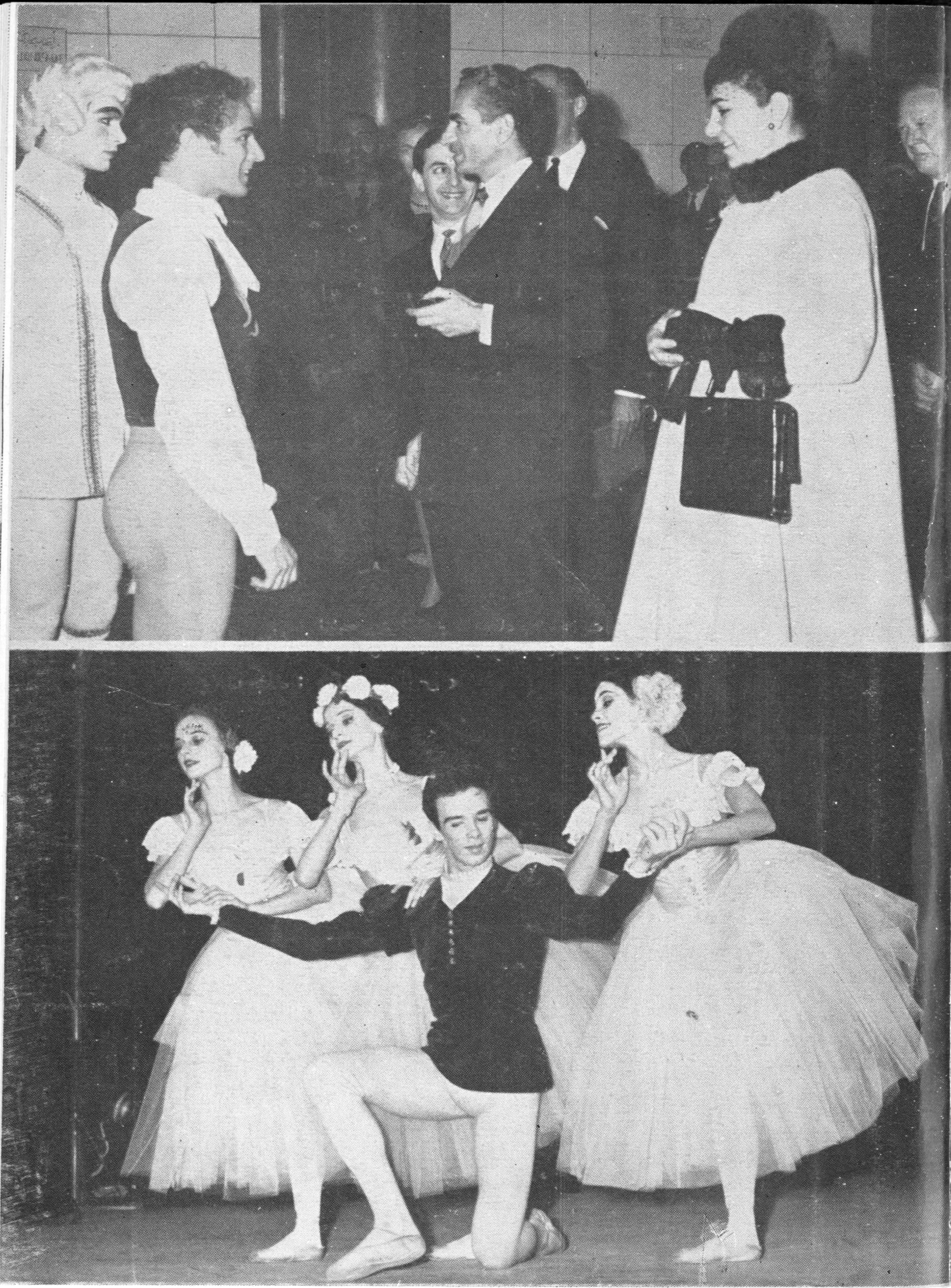 Mohammad Reza Pahlavi Farah Diba And Joffrey Ballet Dancers.