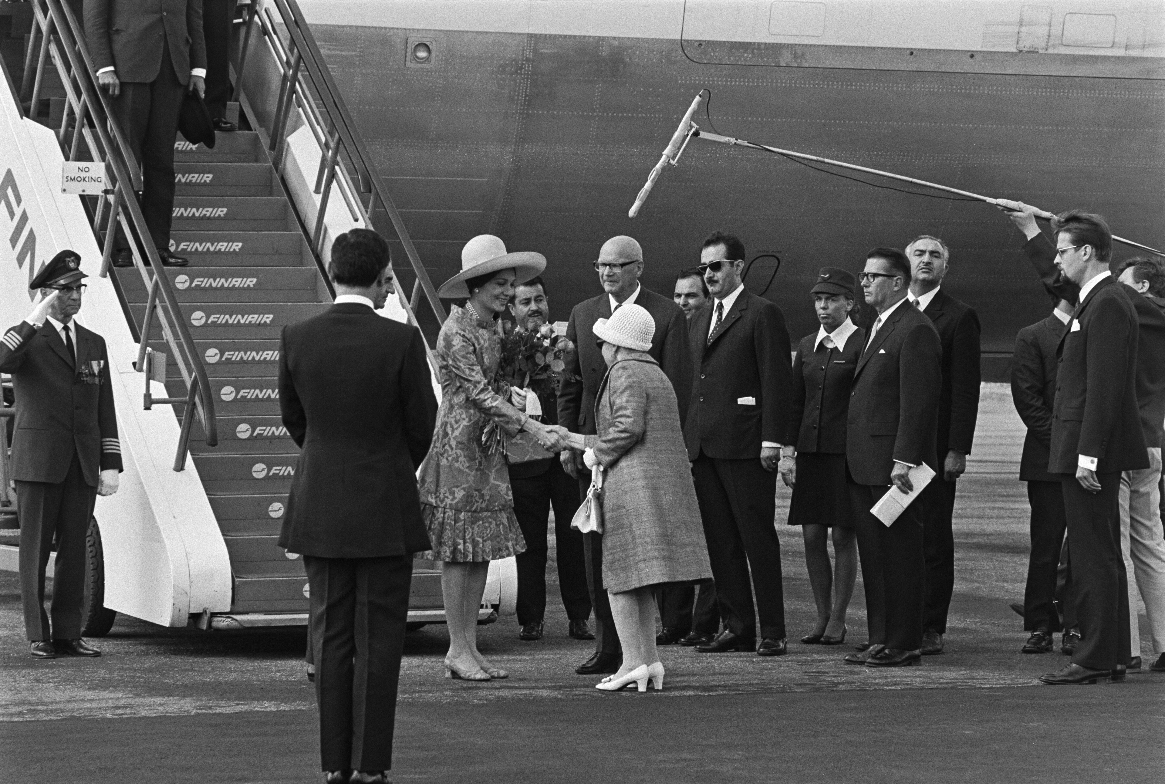 Shah Mohammad Reza Pahlavi And Farah Diba In Finland 1970 40.