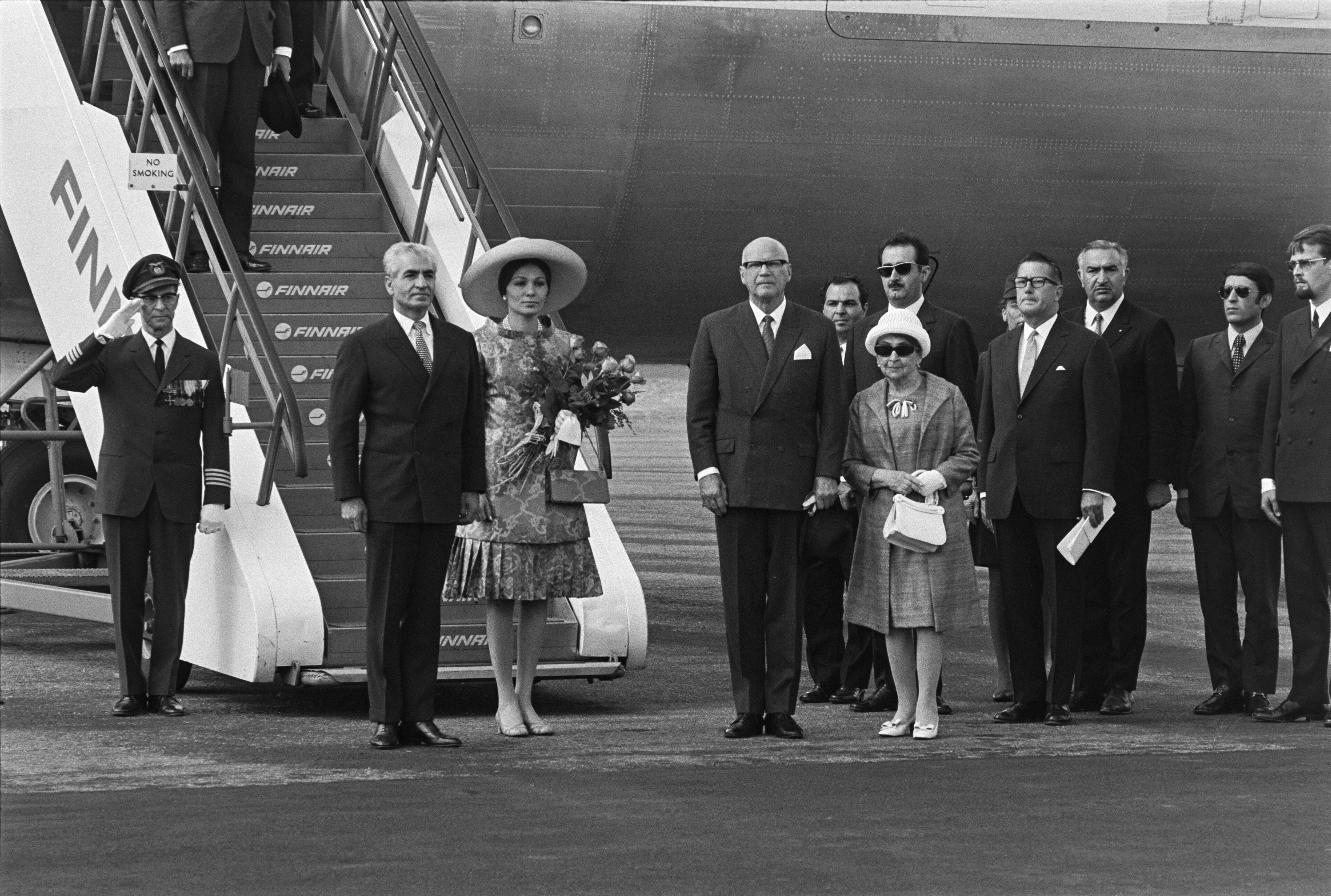 Shah Mohammad Reza Pahlavi And Farah Diba In Finland 1970 41.