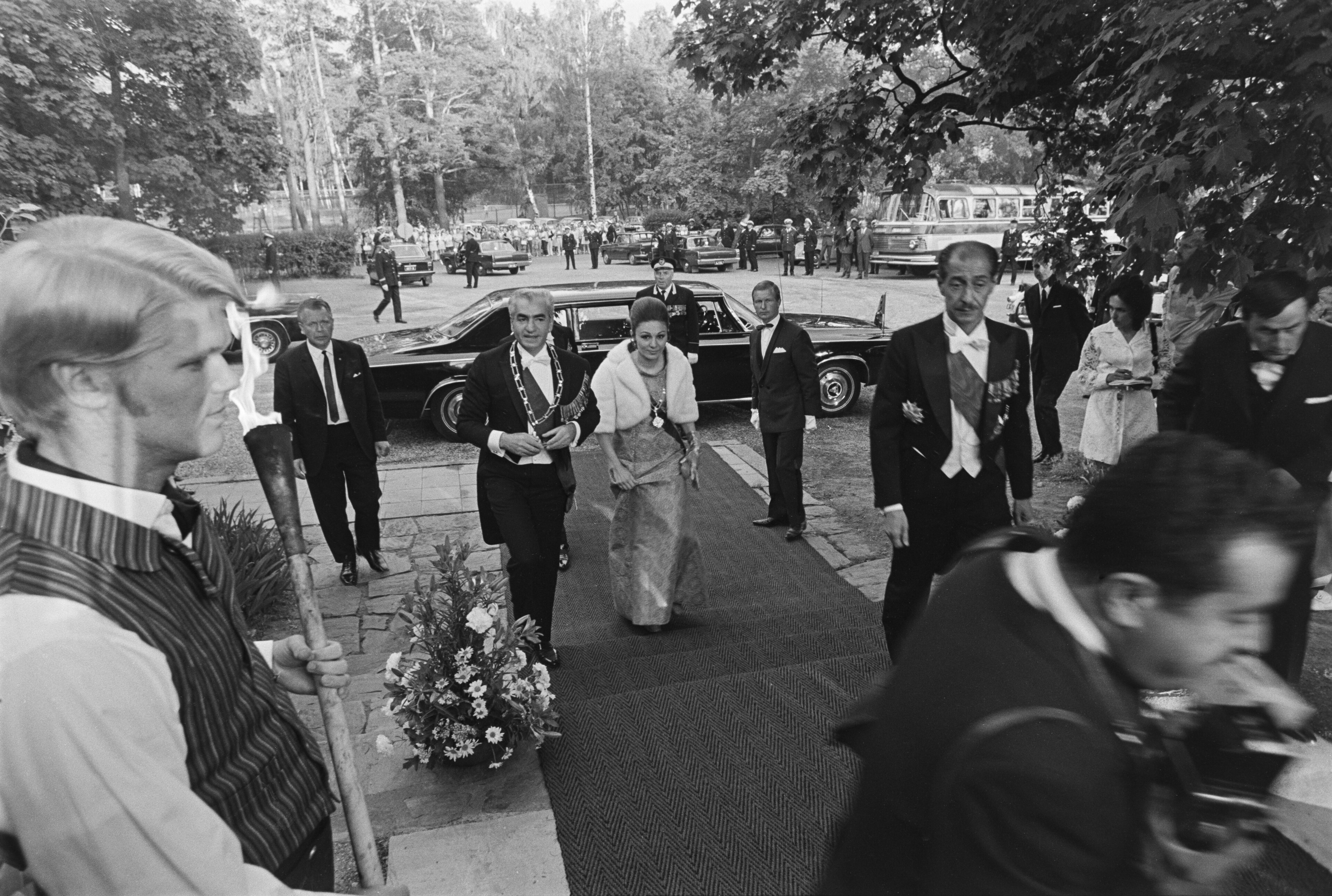 Shah Mohammad Reza Pahlavi And Farah Diba In Helsinki 1970 1.