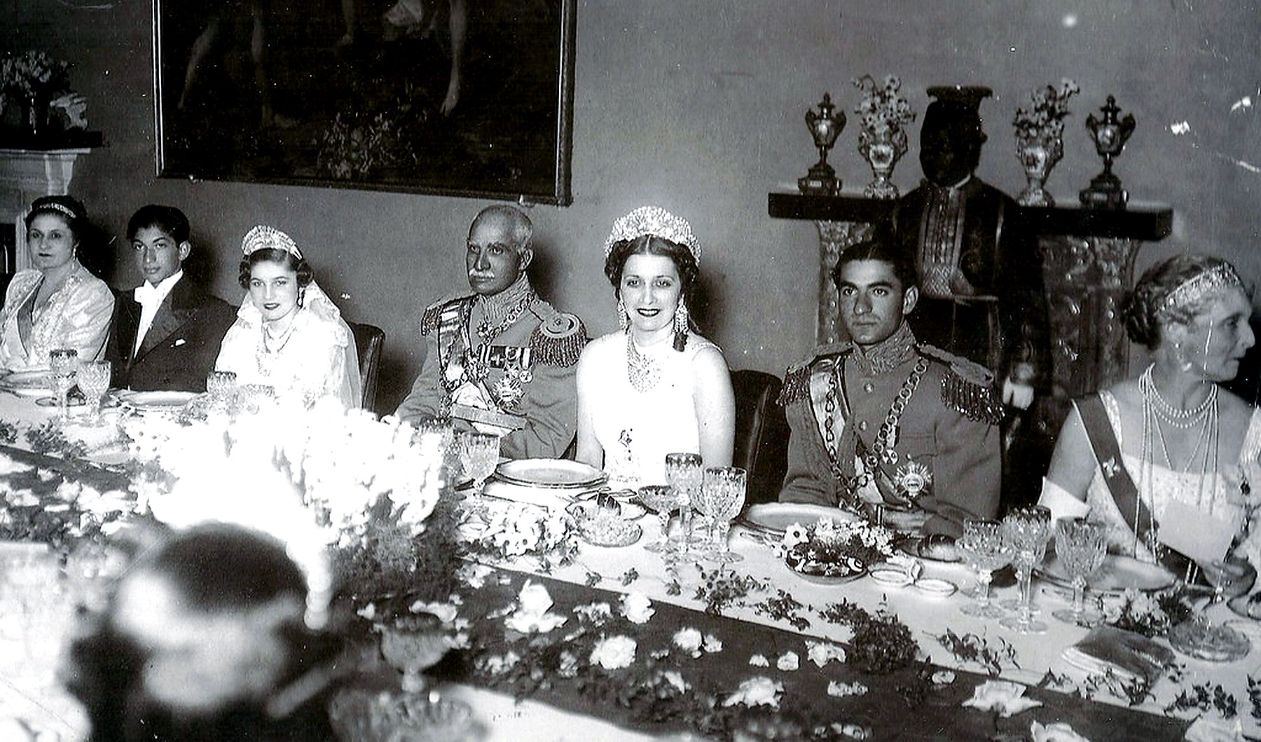Wedding of Mohammad Reza Pahlavi and Princess Fawzia.