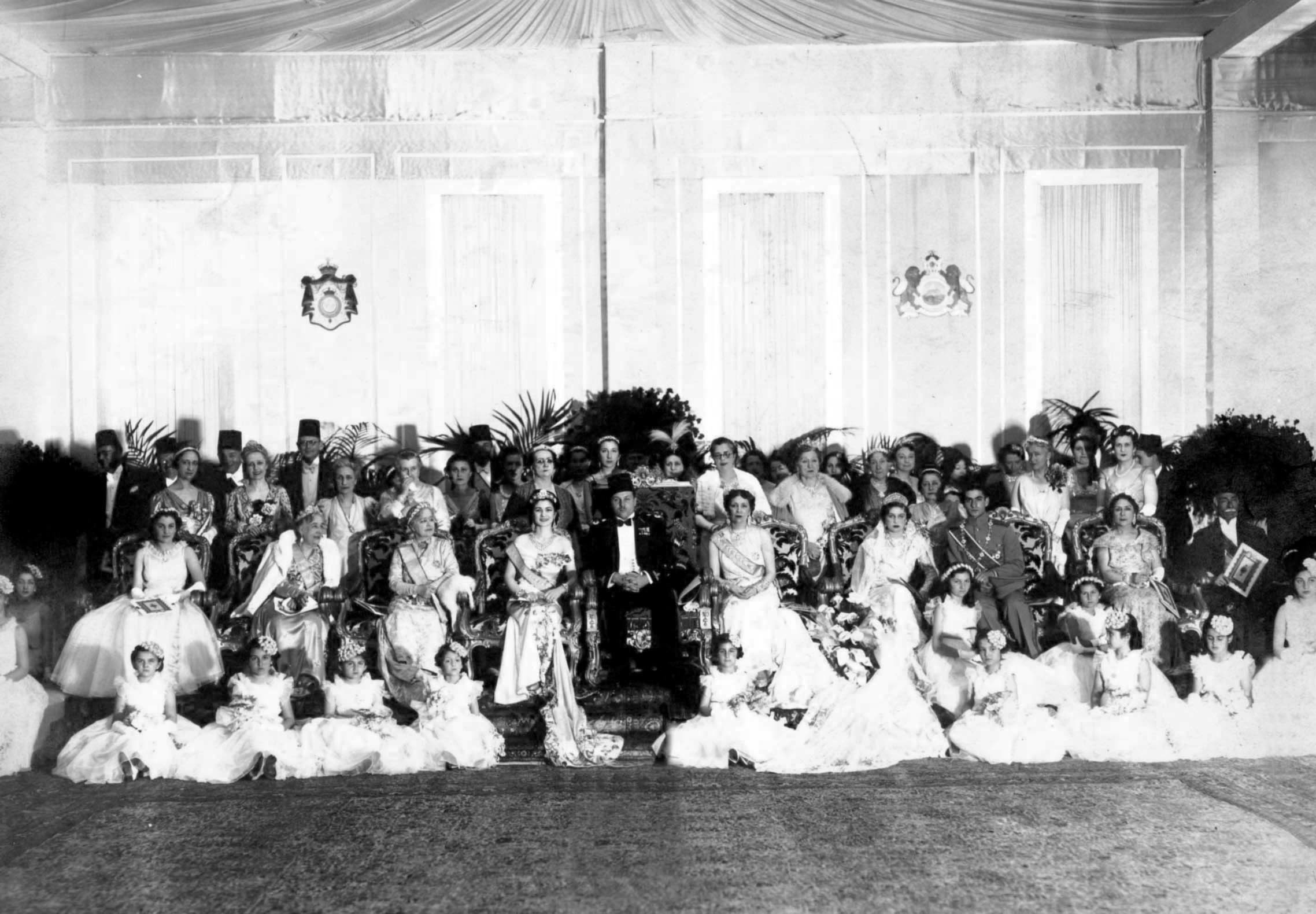 Wedding of Mohammad Reza Pahlavi and Princess Fawzia.