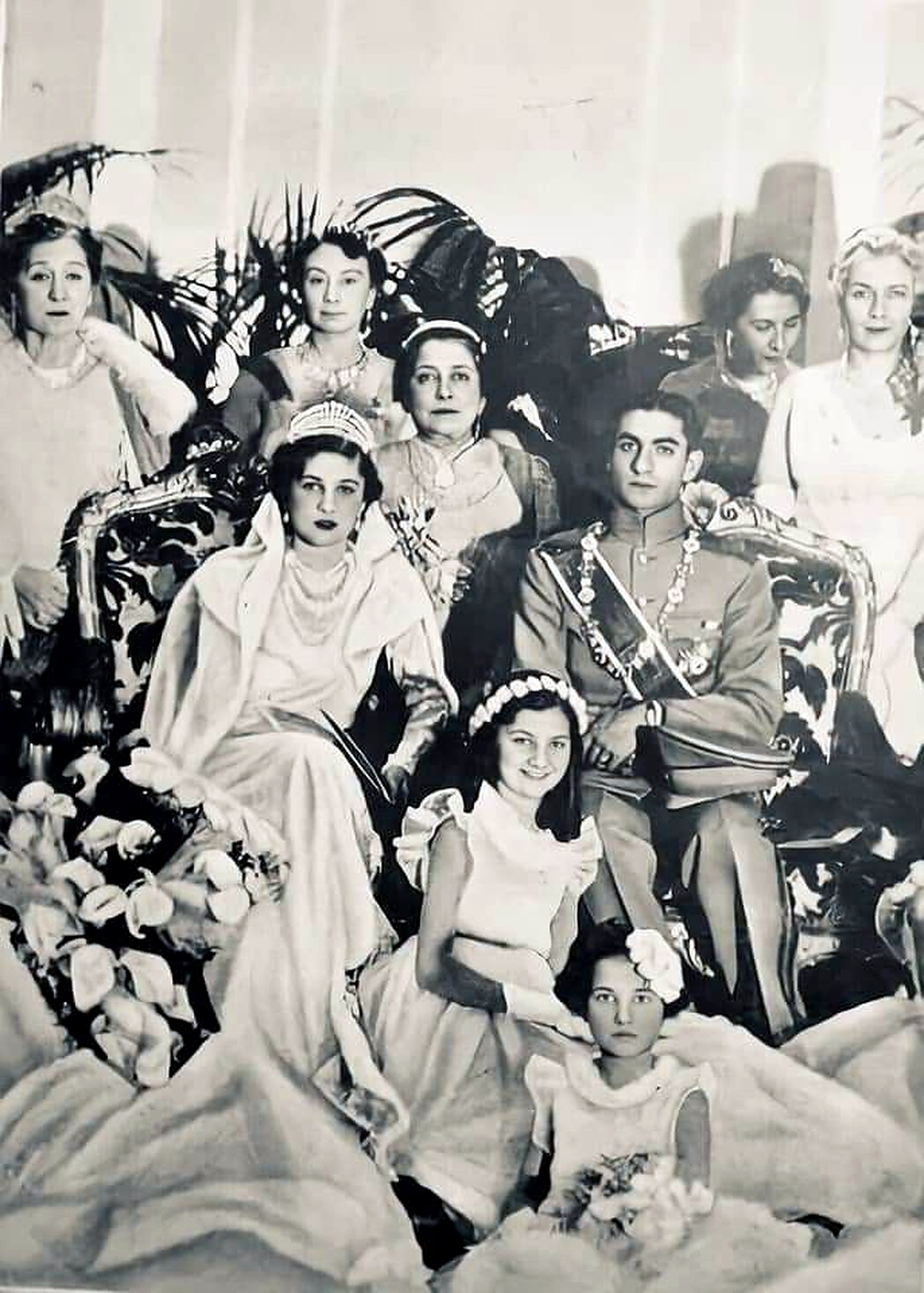 Wedding of Mohammad Reza Pahlavi and Princess Fawzia.