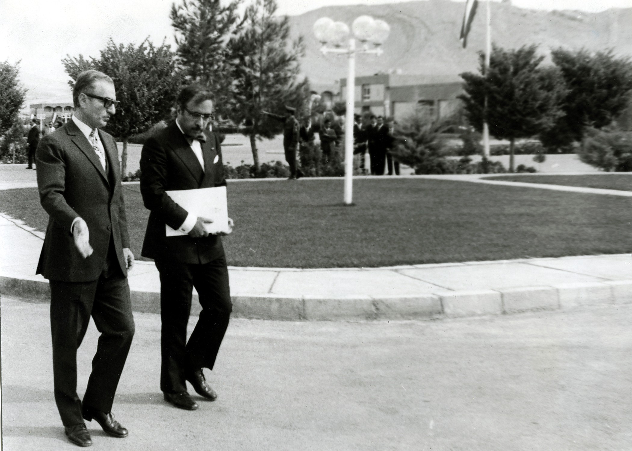 Fahrang Mehr And The Shah Of Iran.
