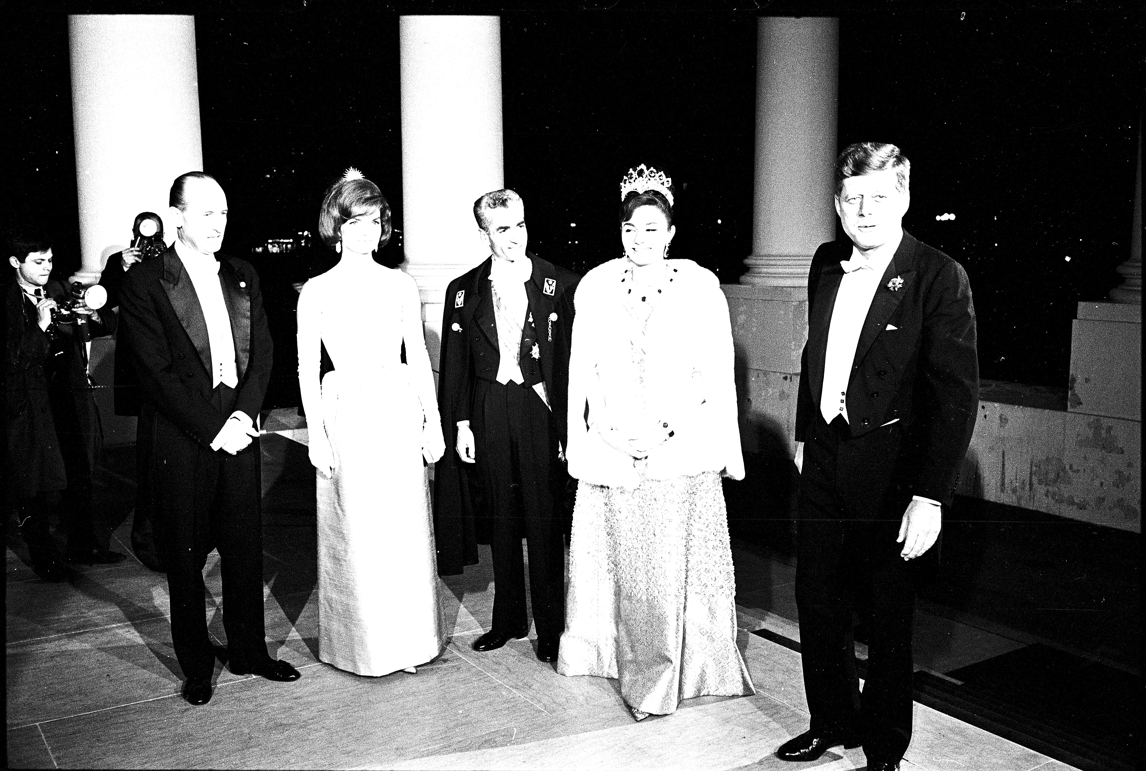 Kennedy S Welcome Shah Of Iran To W House Digital File From Original Item.
