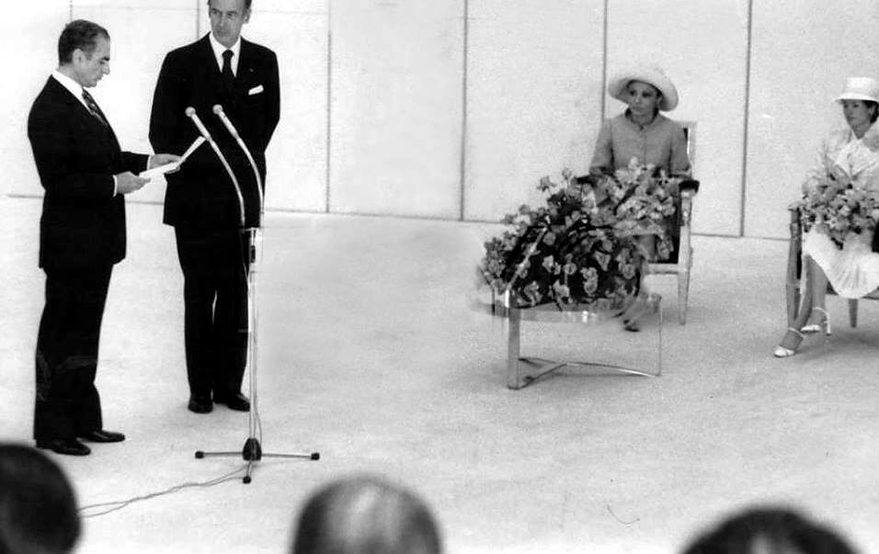 Mohammad Reza Pahlavi In France.
