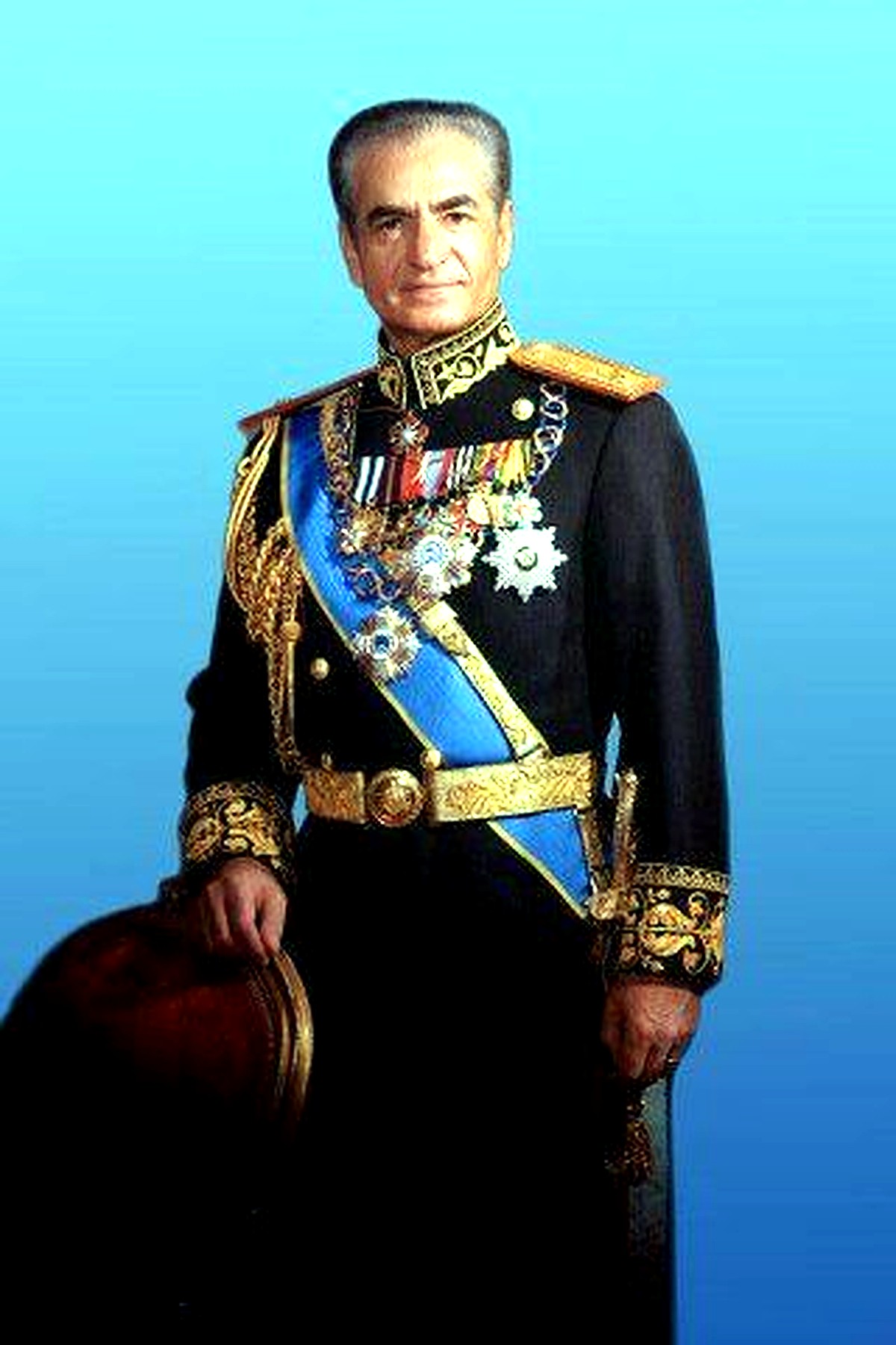 Mohammad Reza Shah Portrait.