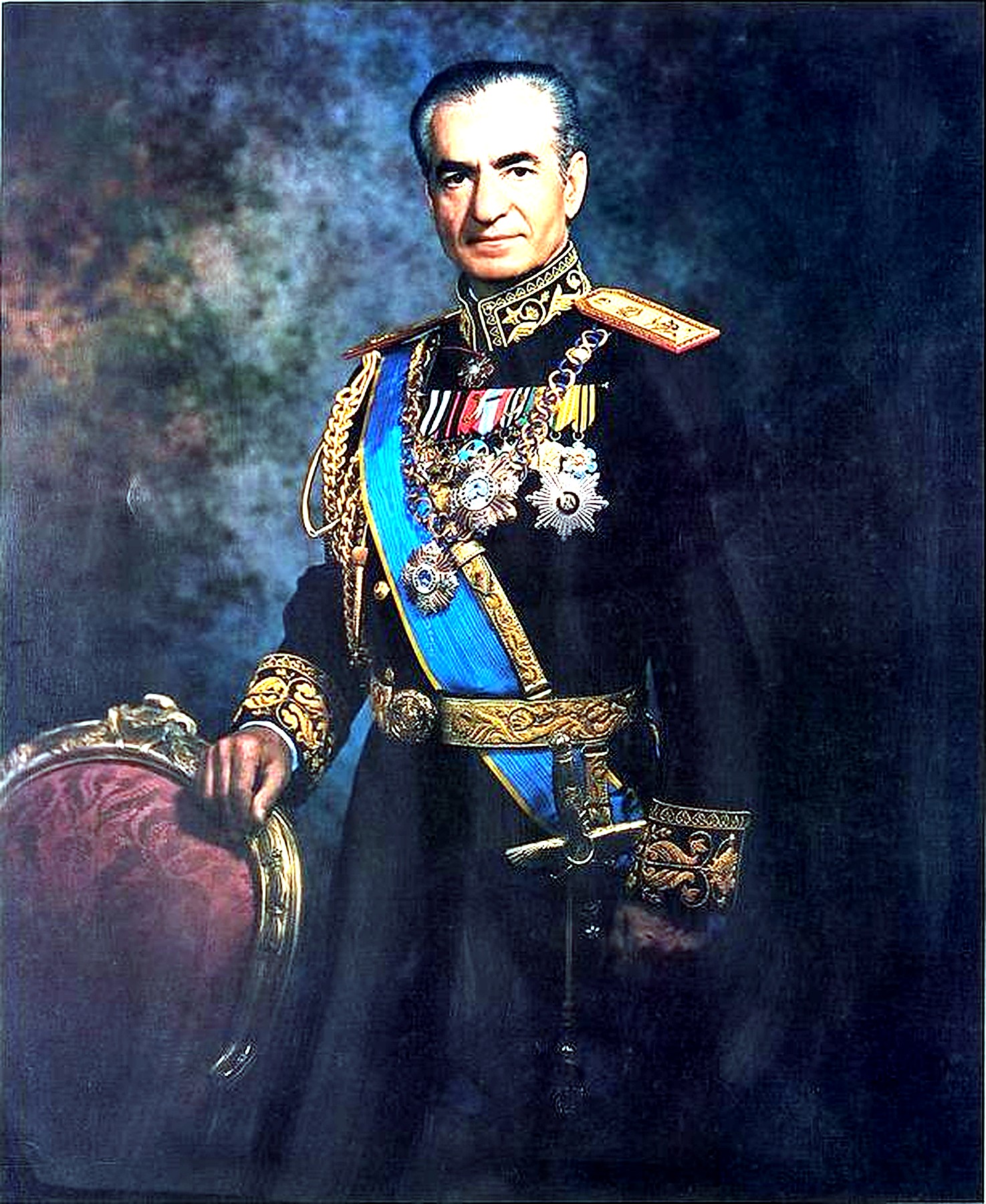 Portrait Of H I M Mohammad Reza Shah Pahlavi.