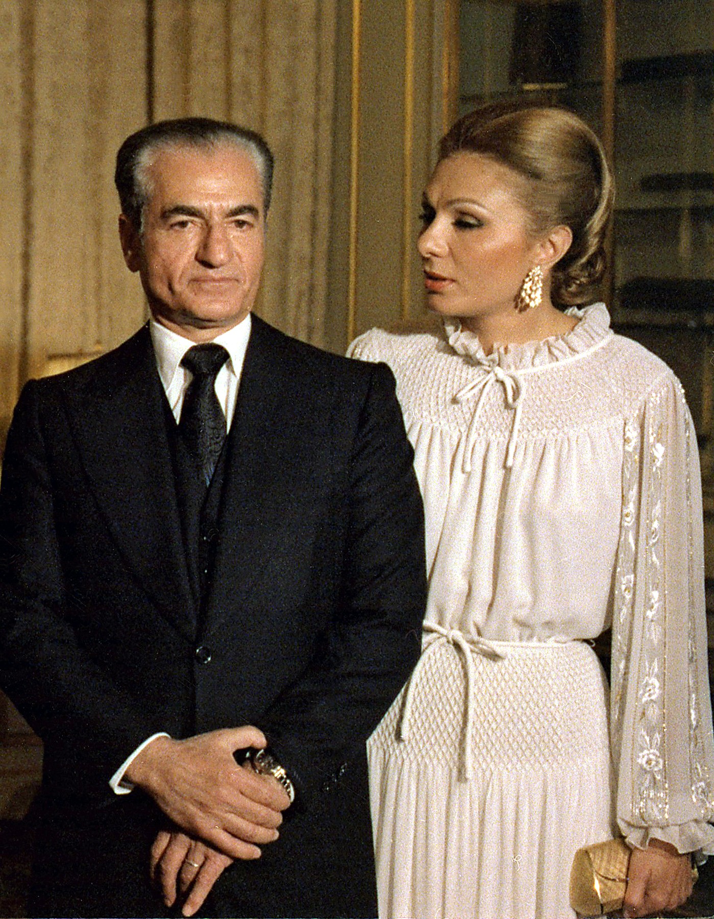Shah Of Iran And Shahbanou Of Iran.