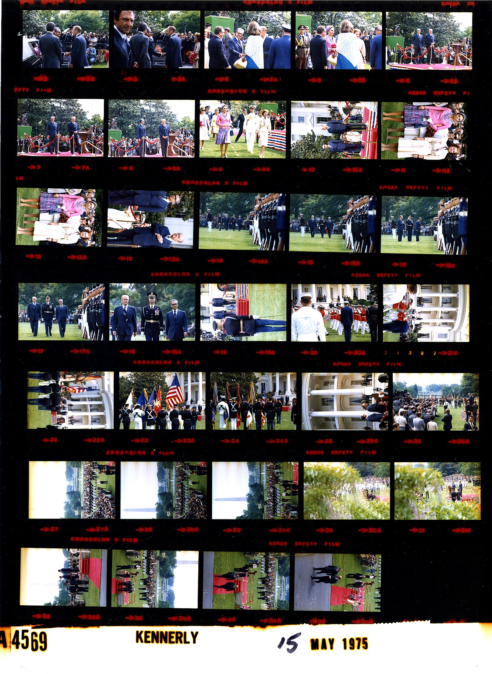 Ford A4569 Nlgrf Photo Contact Sheet 1975 05 15 Gerald Ford Library.
