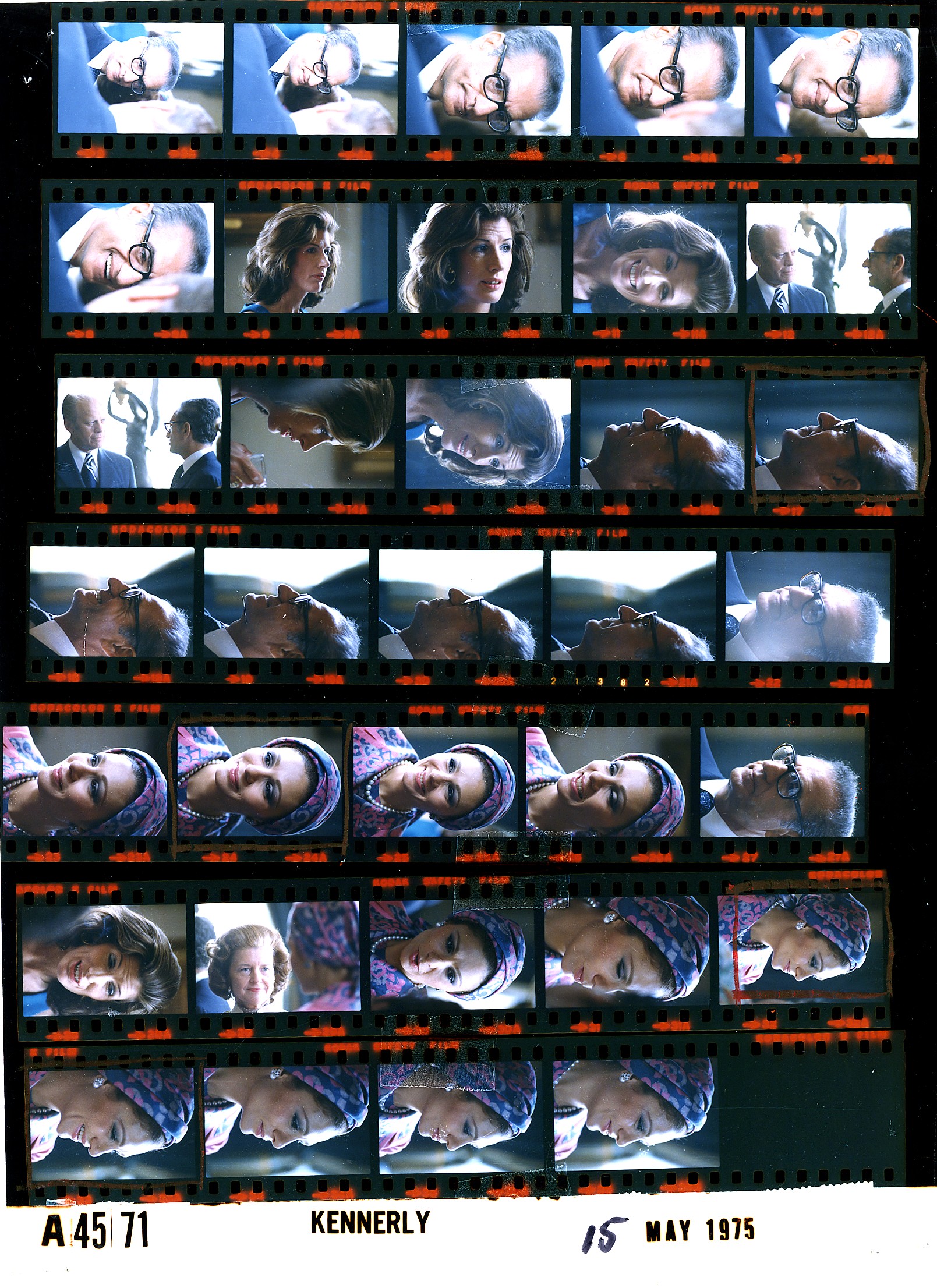 Ford A4571 Nlgrf Photo Contact Sheet 1975 05 15 Gerald Ford Library.