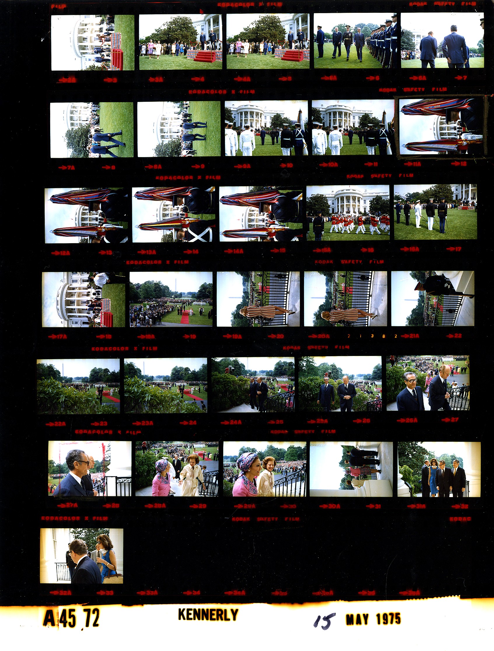 Ford A4572 Nlgrf Photo Contact Sheet 1975 05 15 Gerald Ford Library.