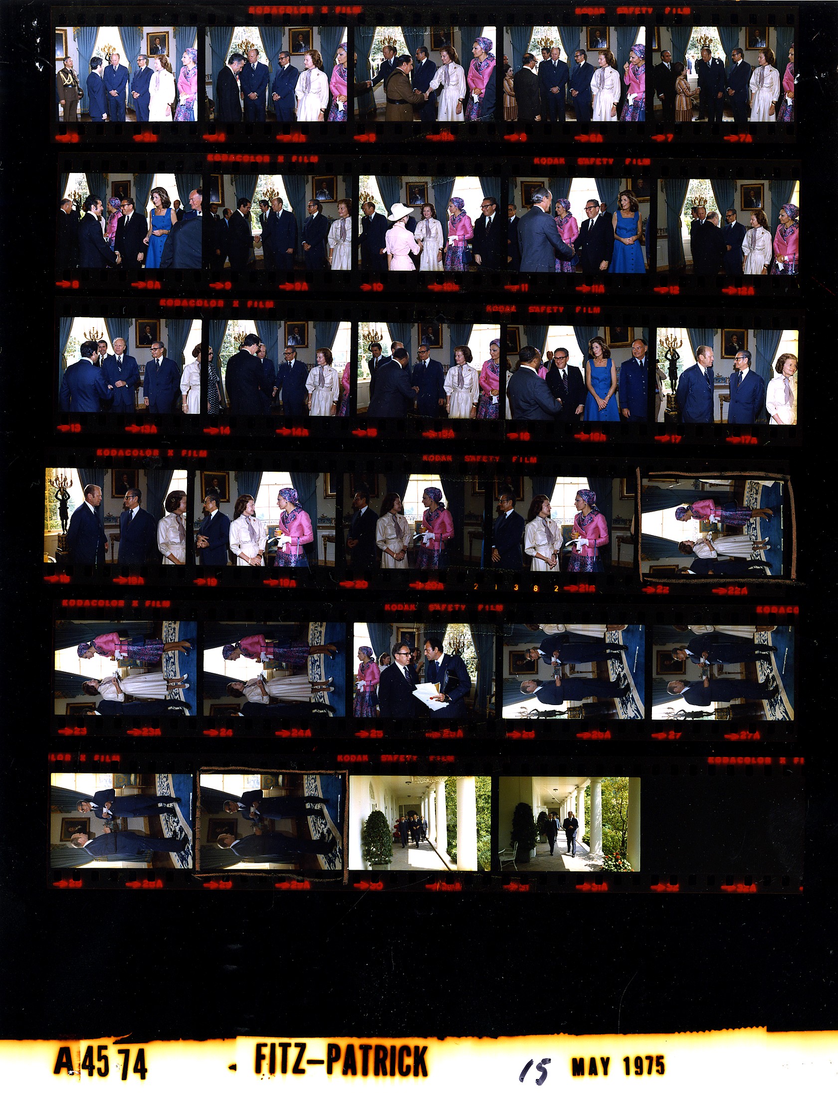 Ford A4574 Nlgrf Photo Contact Sheet 1975 05 15 Gerald Ford Library.