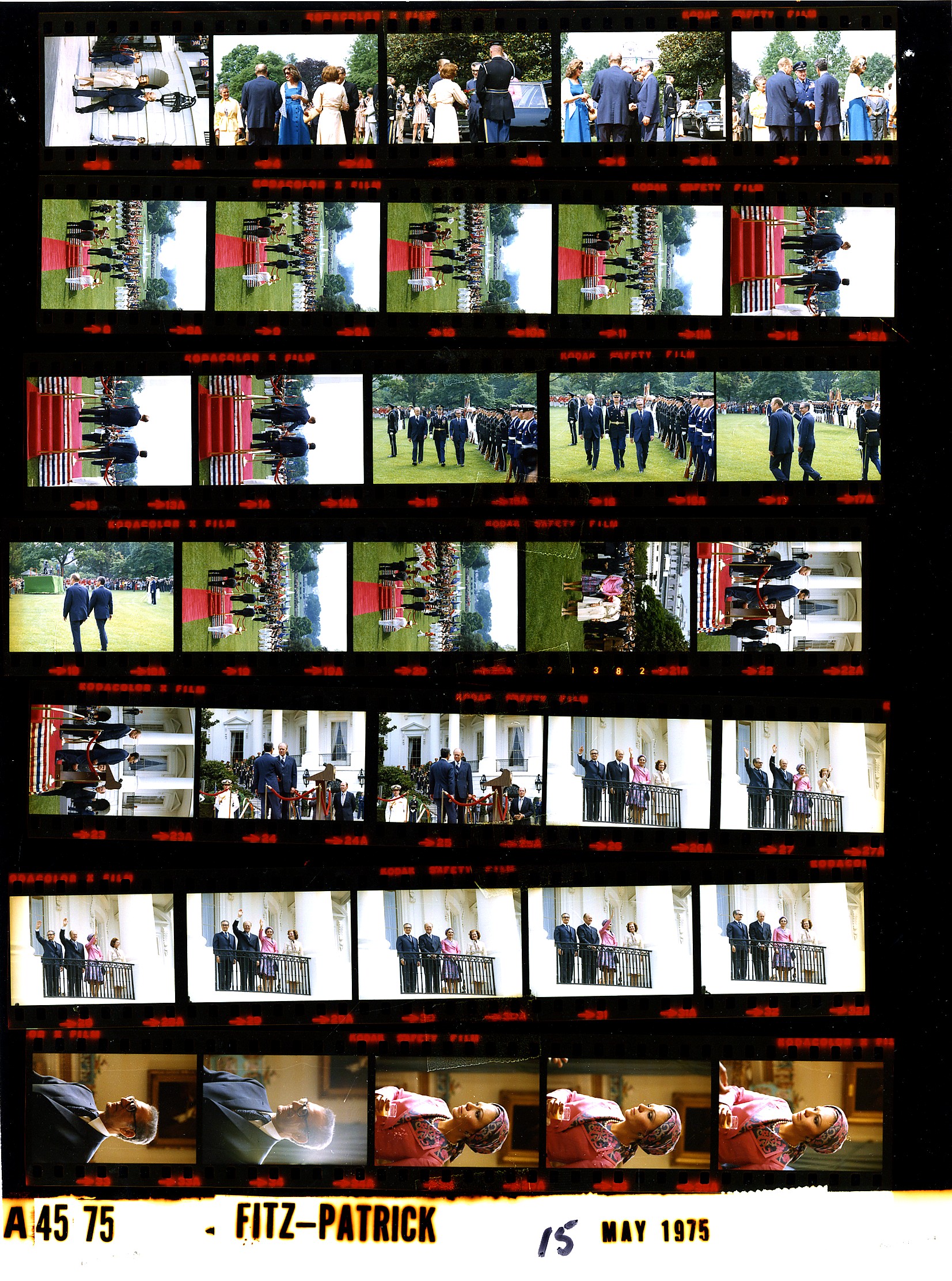 Ford A4575 Nlgrf Photo Contact Sheet 1975 05 15 Gerald Ford Library.