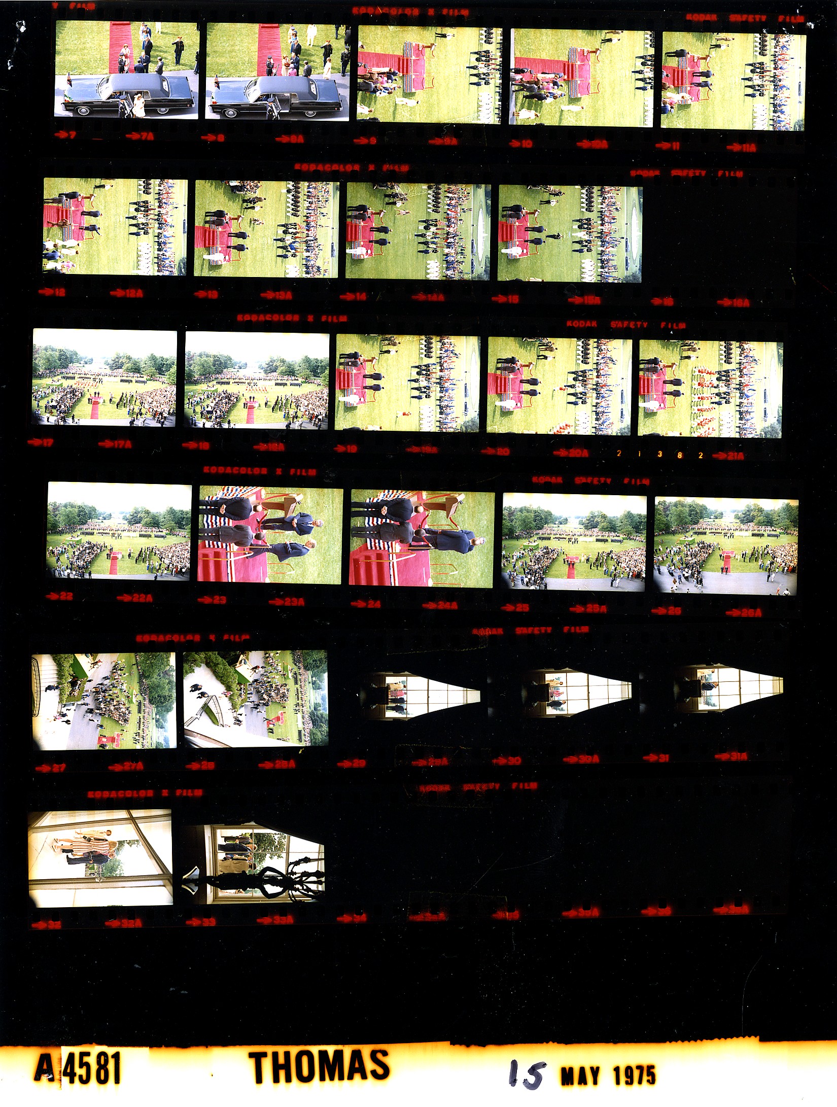 Ford A4581 Nlgrf Photo Contact Sheet 1975 05 15 Gerald Ford Library.
