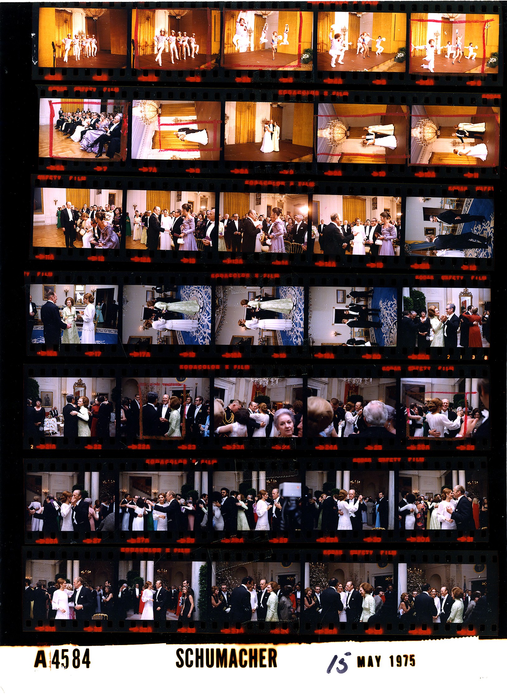 Ford A4584 Nlgrf Photo Contact Sheet 1975 05 15 Gerald Ford Library.