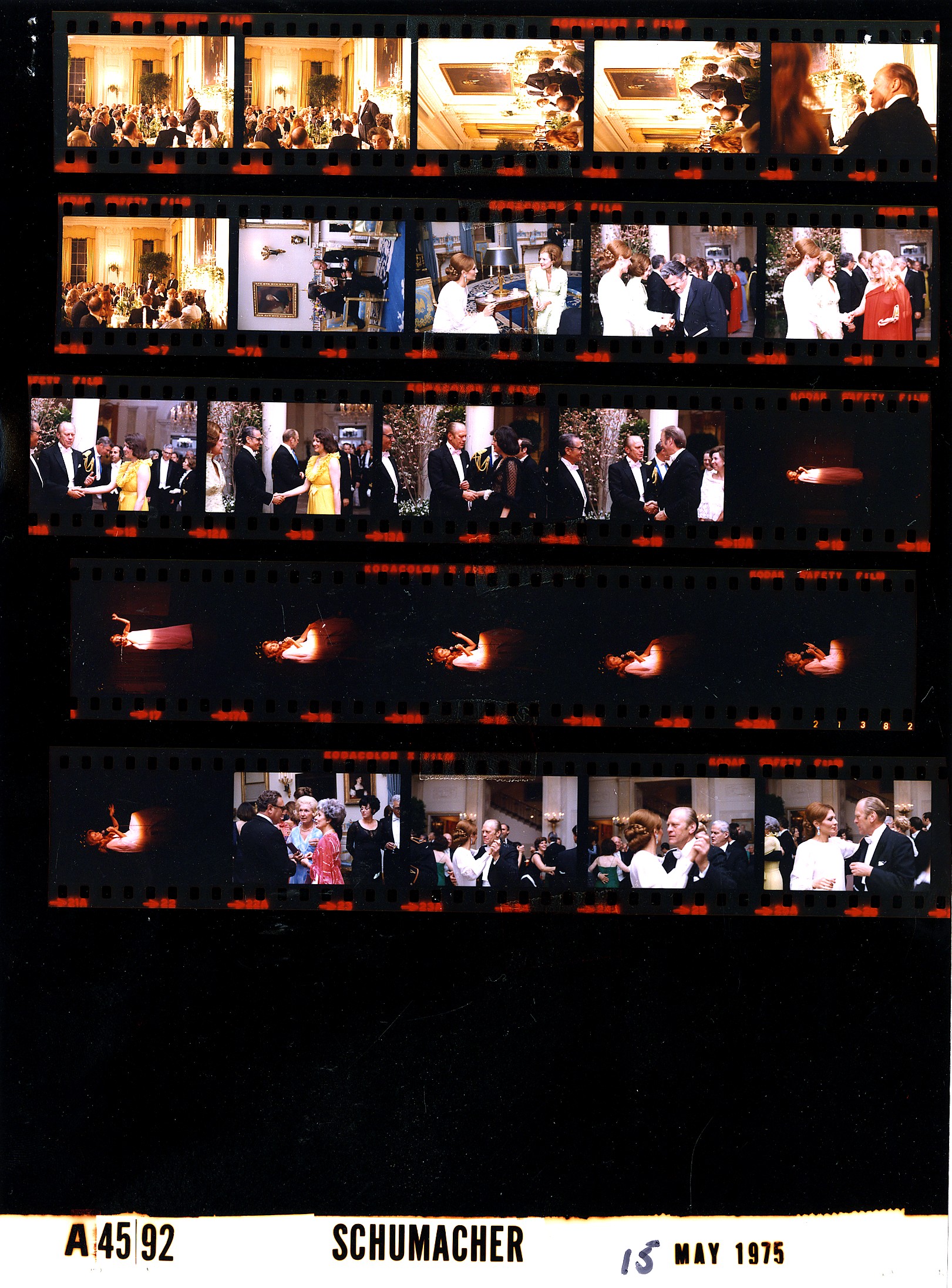 Ford A4592 Nlgrf Photo Contact Sheet 1975 05 15 Gerald Ford Library.
