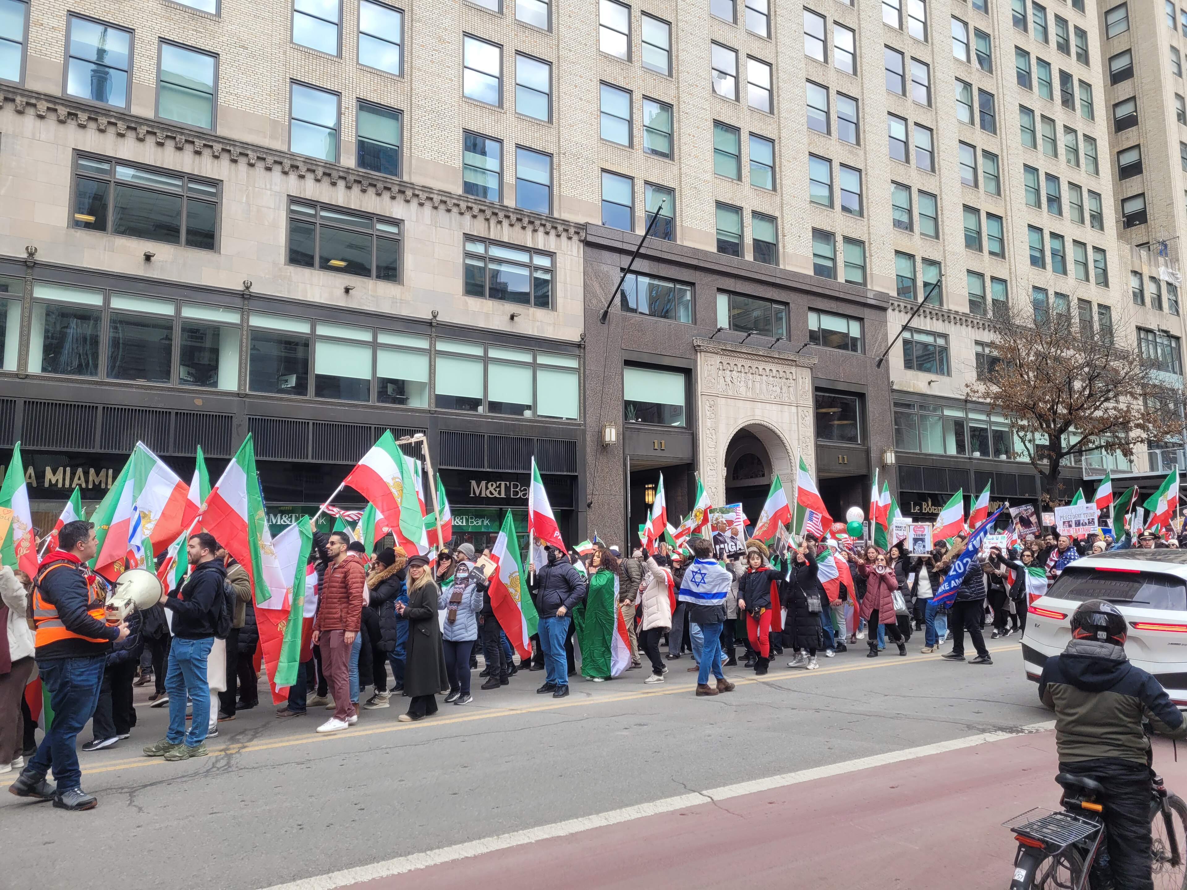 Iran Pro Pahlavi March In New York City 2 March 1 2026.