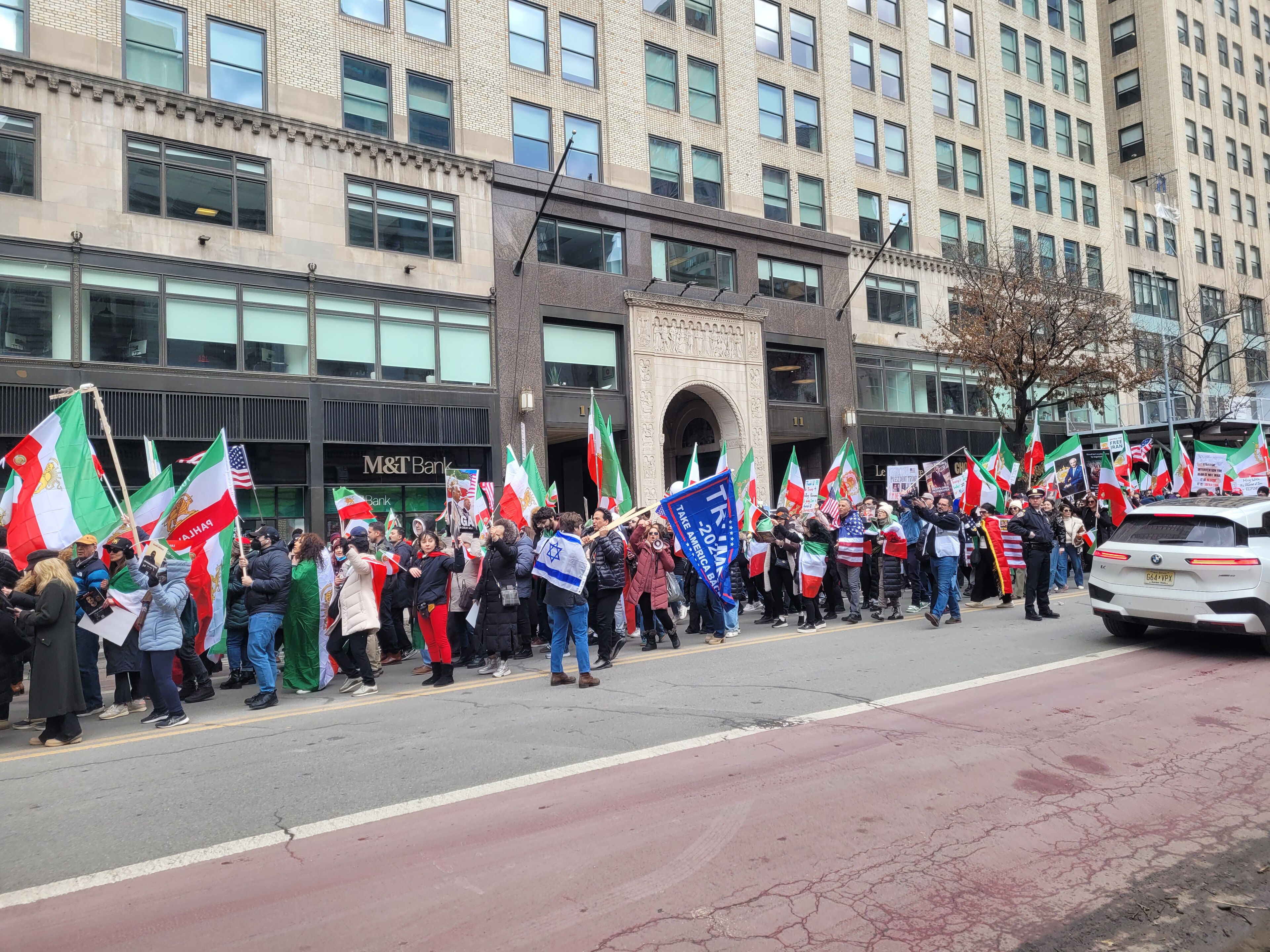 Iran Pro Pahlavi March In New York City 3 March 1 2026.