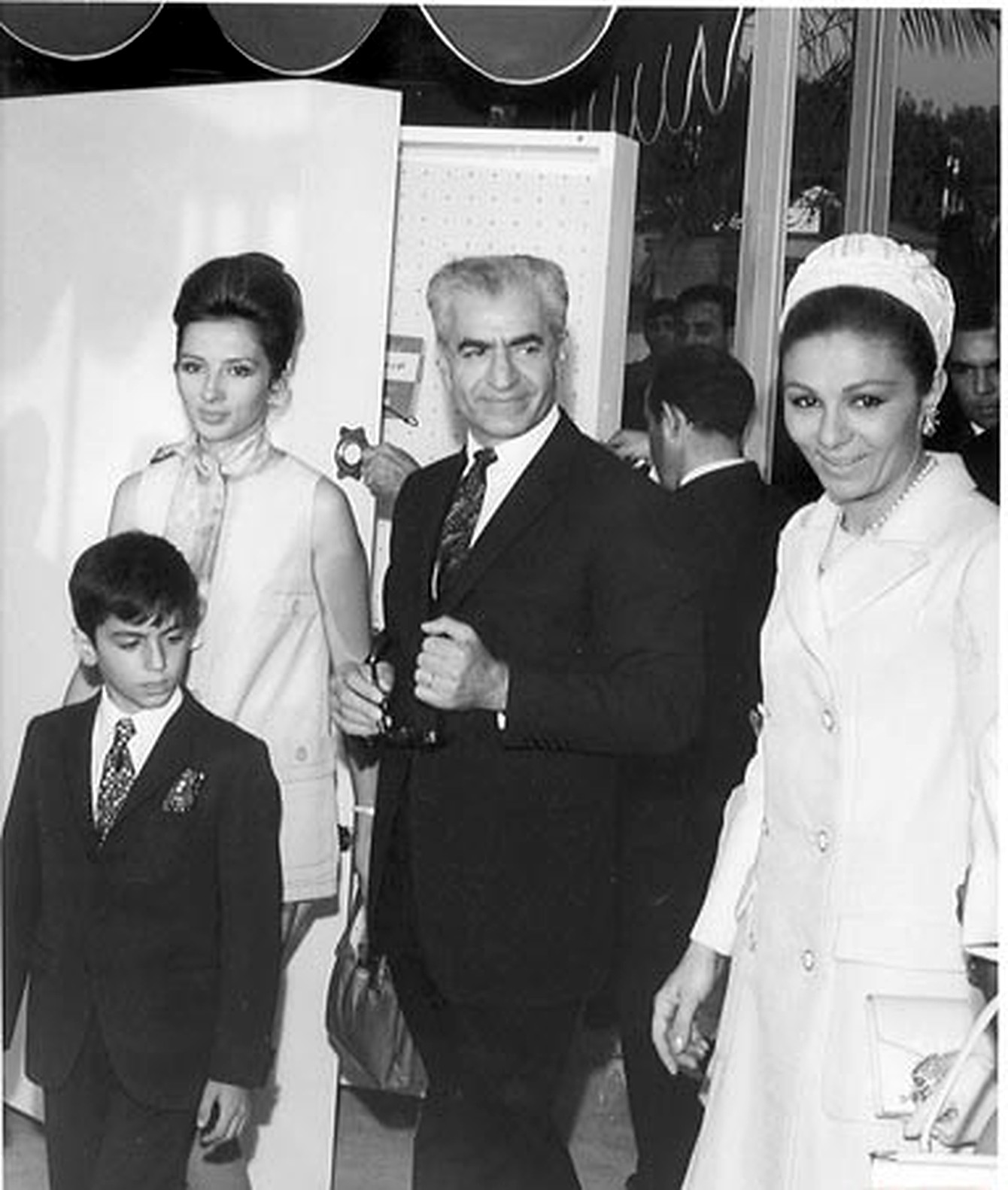 Leila Amirarjmand With Pahlavi Family.