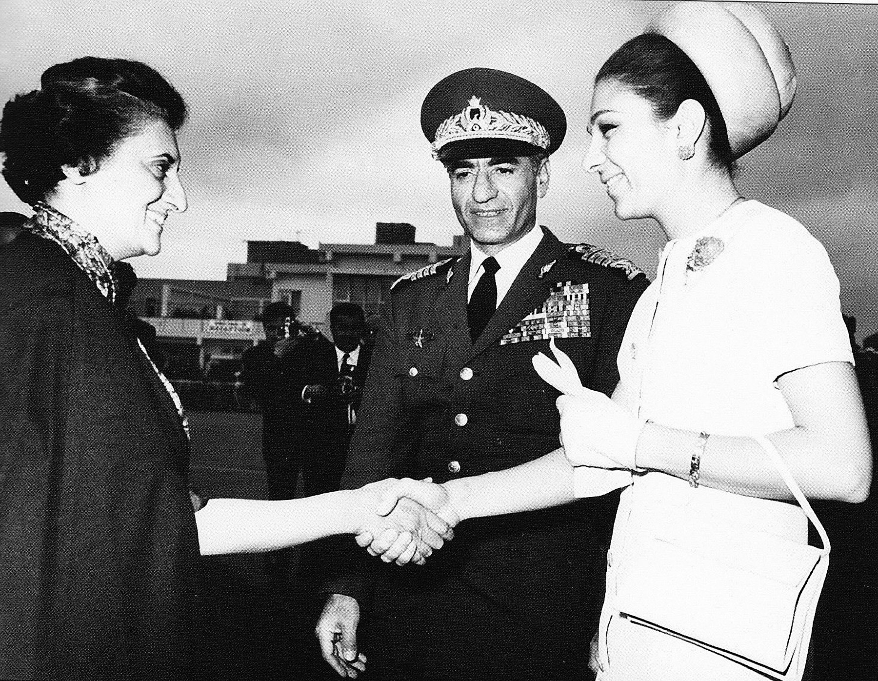 Pahlavis Meet Indira Gandhi In India 1970.