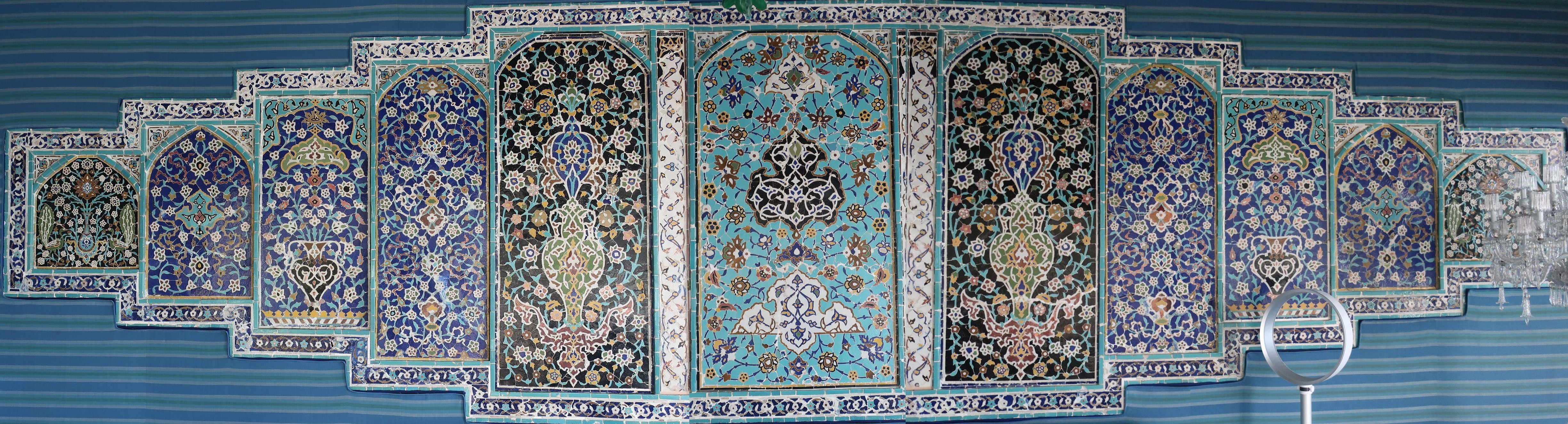 Polychrome Mosaic Corner Tiles From Iran Pahlavi Dynasty Doris Duke Foundation For Islamic.