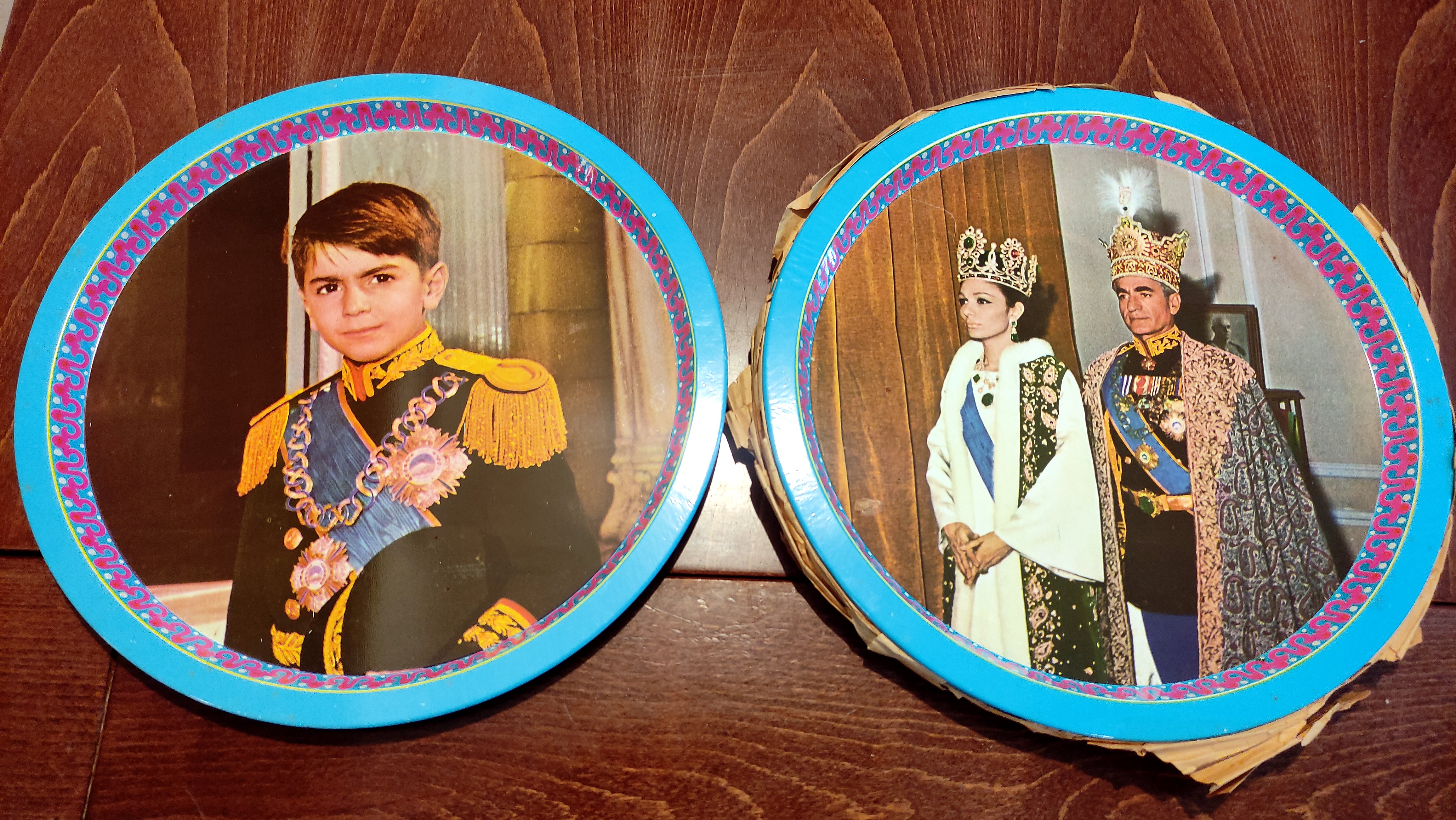 Souvenir Plates The Shah Royal Familiy.