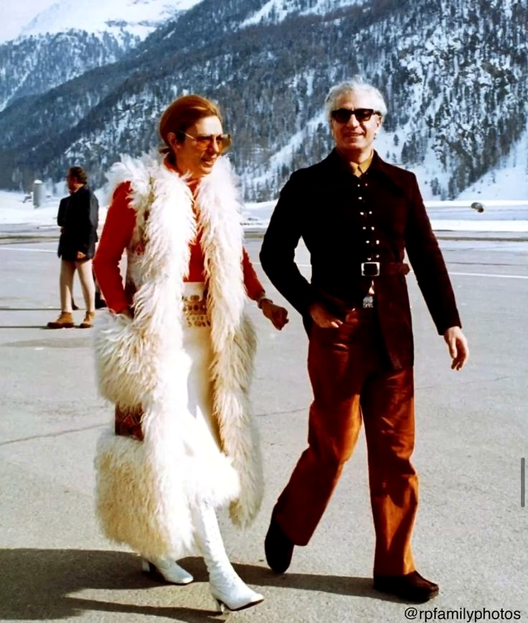In the Alps.