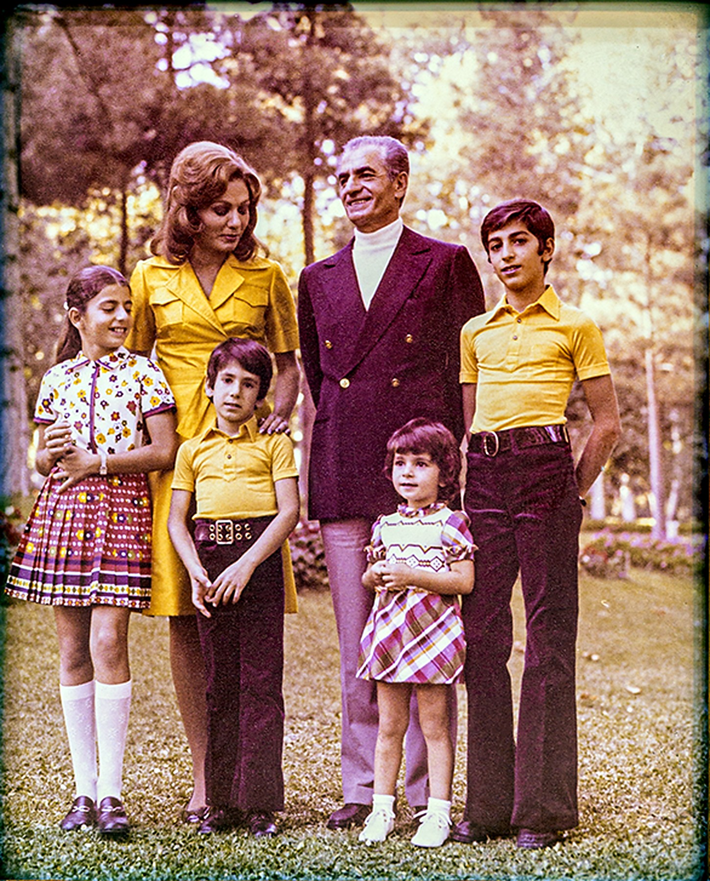 خانواده پهلوی کاخ نیاوران.