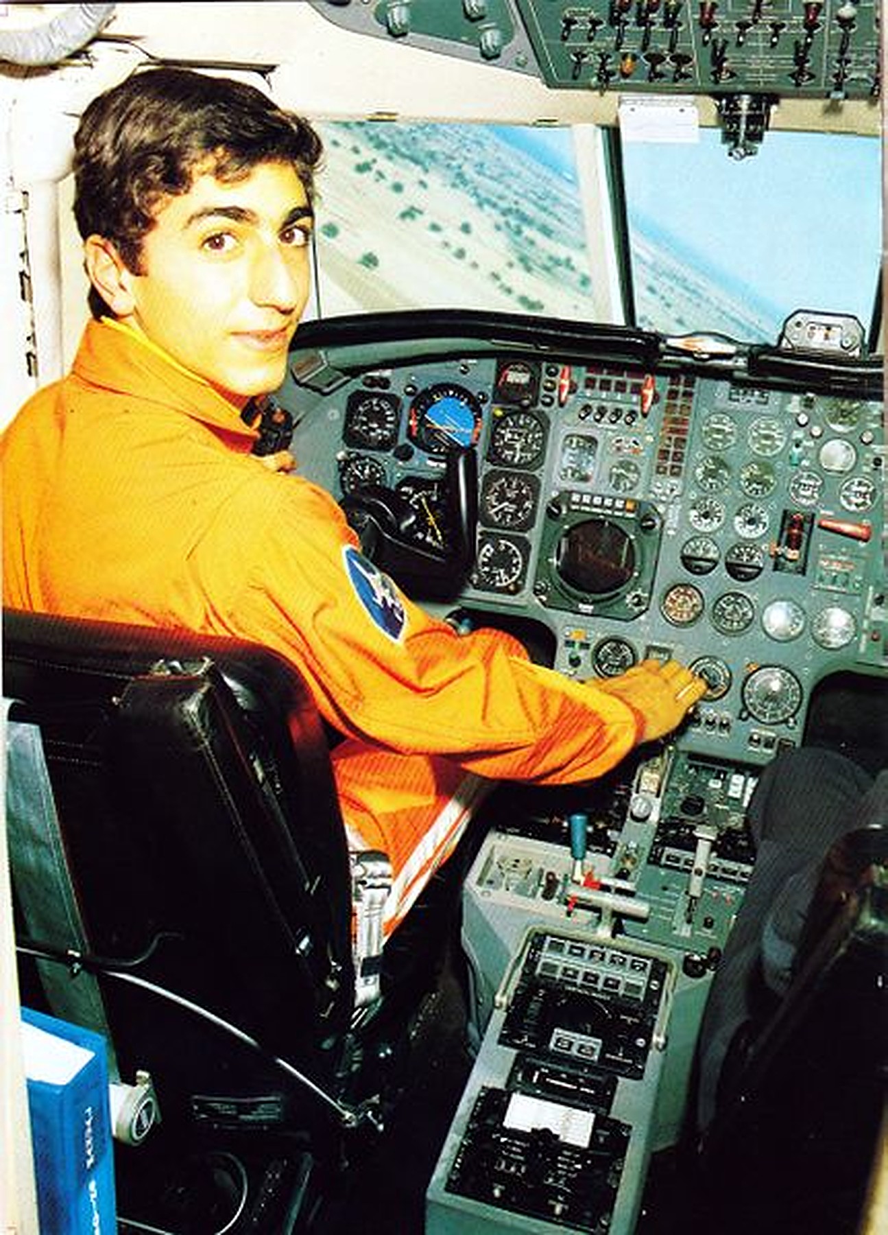 Crown Prince Reza Pahlavi In As A Pilot.