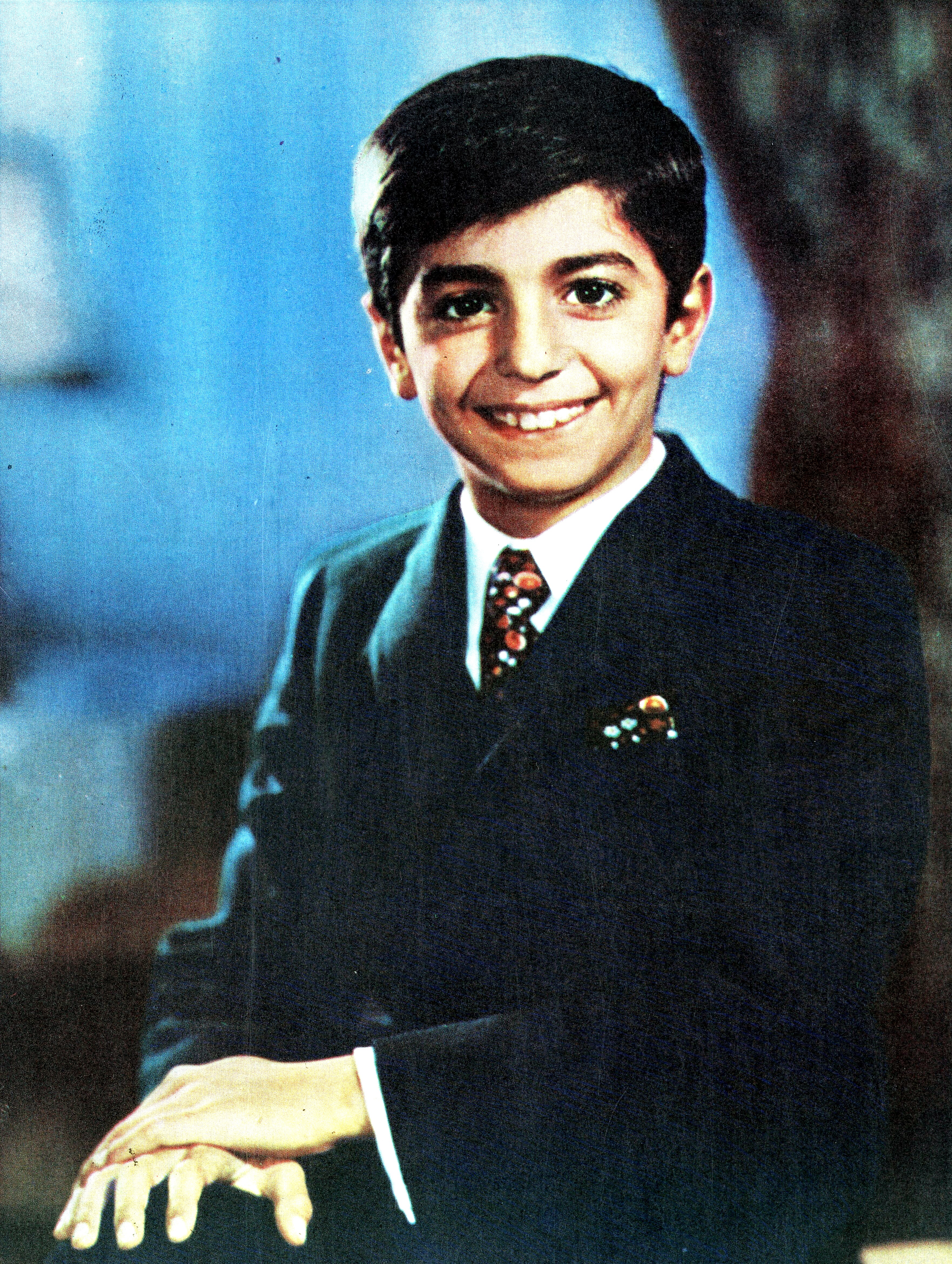 Portrait Of Crown Prince Of Iran Reza Pahlavi Cropped.