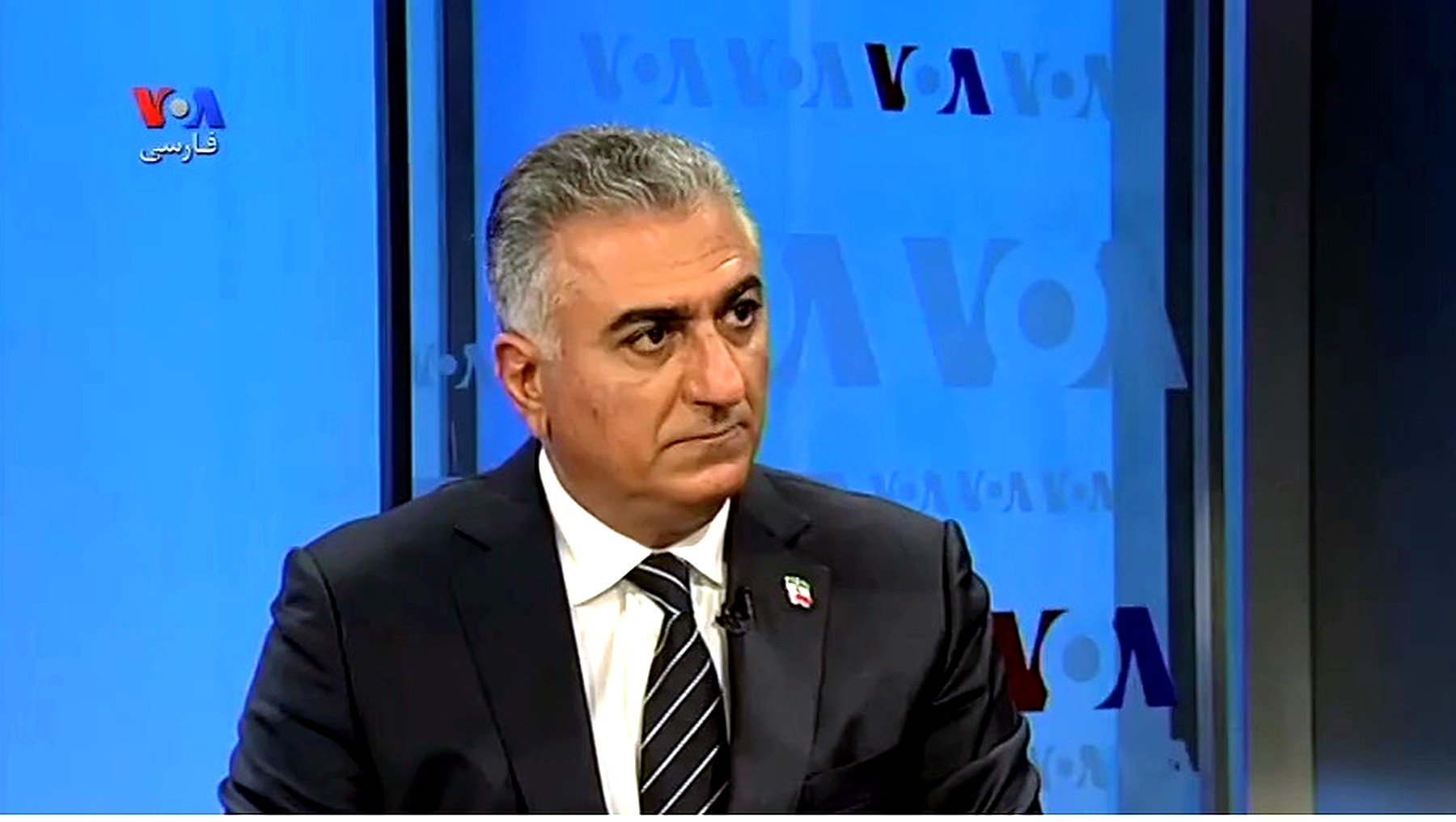 Reza Pahlavi Crown Prince Of Iran Voa Studio Hosted By Setareh Derakhshesh 11 February 201.