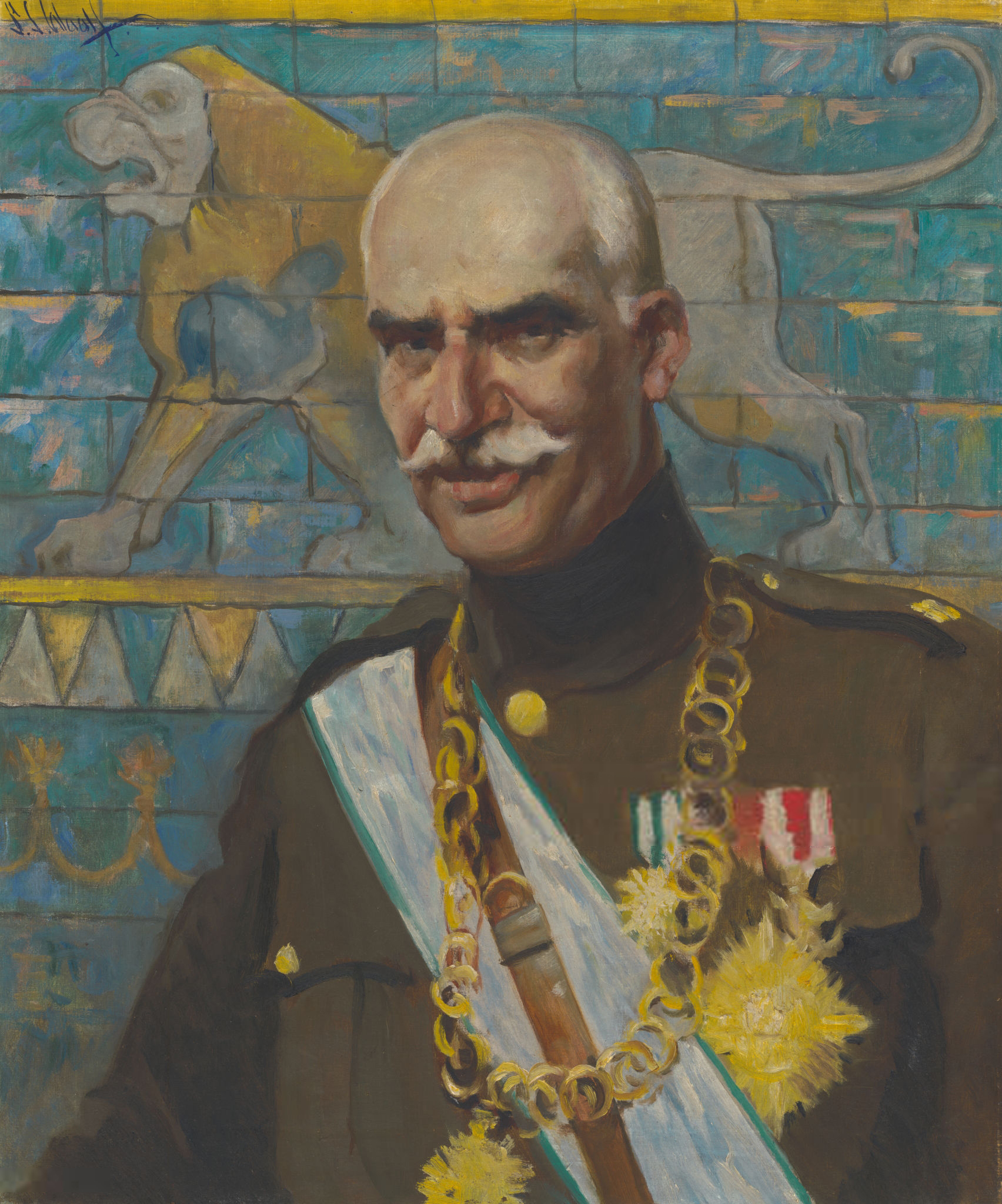Reza Shah Pahlavi Portrait 1938.